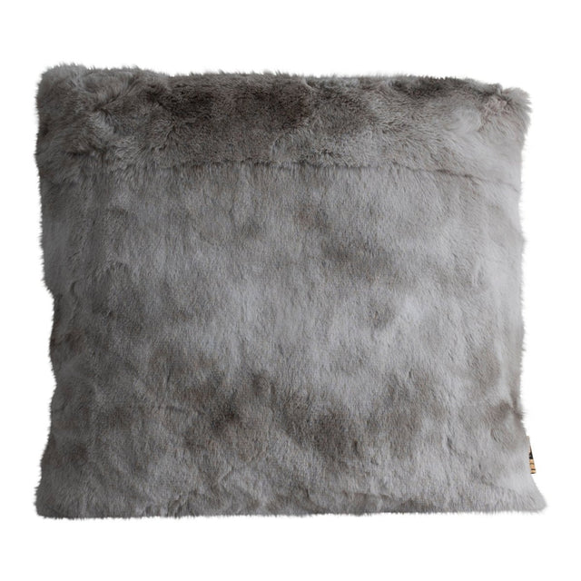 Kuschelkissen - faux fur klein Grau von PTMD - Esszett Luxury | Stilvolles Wohnen mit Charakter