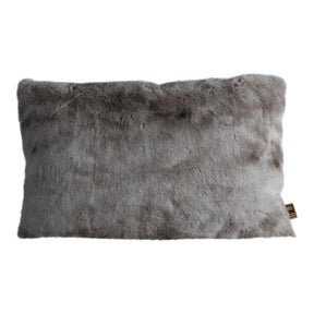 Kuschelkissen - faux fur rechteckig Grau von PTMD - Esszett Luxury | Stilvolles Wohnen mit Charakter