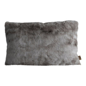 Kuschelkissen - faux fur rechteckig Grau von PTMD - Esszett Luxury | Stilvolles Wohnen mit Charakter