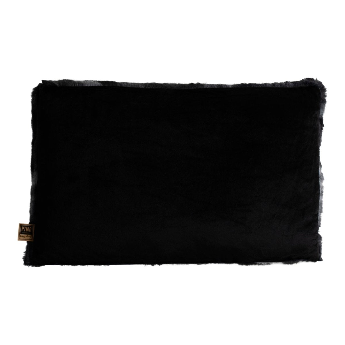 Kuschelkissen - faux fur rechteckig Schwarz von PTMD - Esszett Luxury | Stilvolles Wohnen mit Charakter