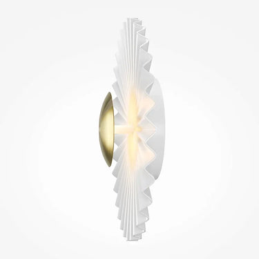 Wall light Brushed brass, glass shade, integrated LED - Fiore | Maytoni