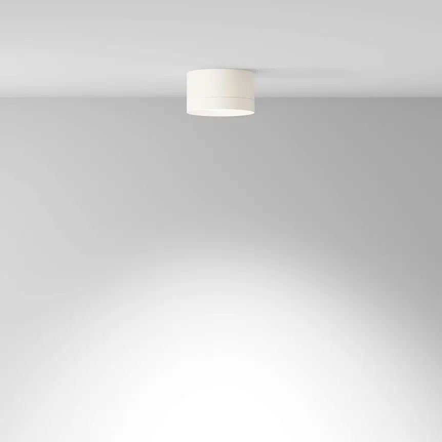 Deckenleuchte – Weißes Aluminium, GX53 Fassung, IP20 Schutz, 5 cm Höhe - Hoop | Maytoni