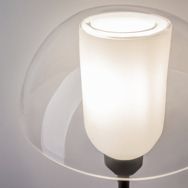 Wandleuchte Schwarz, Metallrahmen, Glas-Akzent, modern – Memory | Maytoni