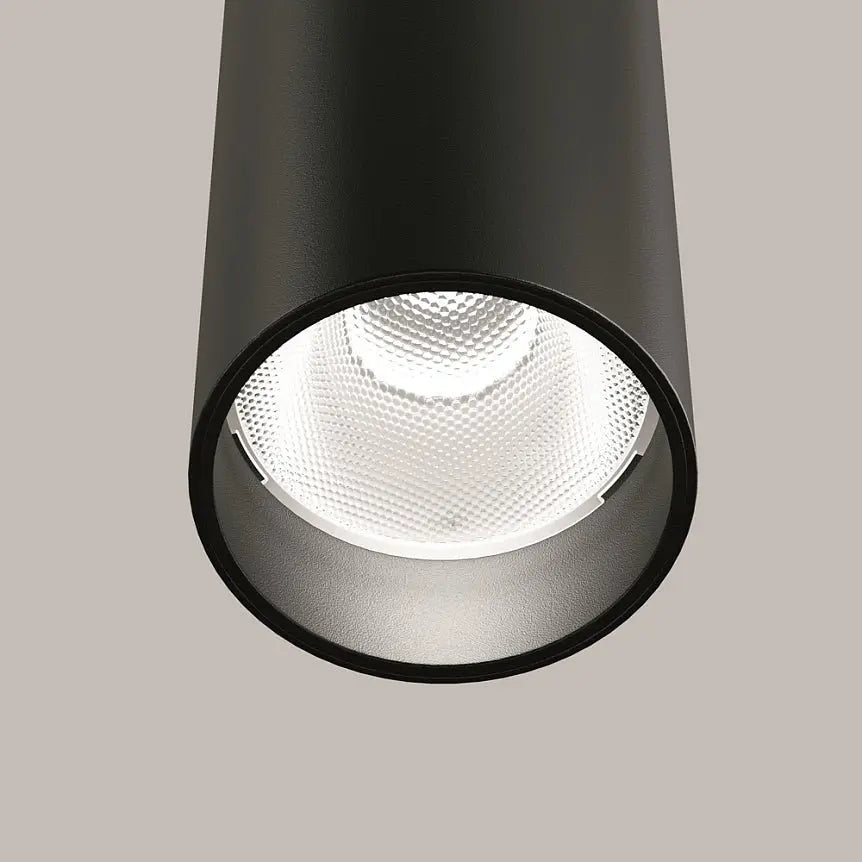 Deckenleuchte – Schwarzes Aluminium, 12 W LED, Warmweiß, 12.5 cm Höhe - Focus | Maytoni