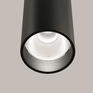 Deckenleuchte – Schwarzes Aluminium, 12 W LED, Warmweiß, 12.5 cm Höhe - Focus | Maytoni
