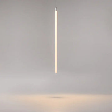 Pendelleuchte – Weißes Aluminium, 20W LED, Warmweiß Licht, Ø3 cm - Ray | Maytoni