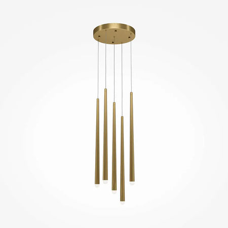 Pendelleuchte – Messingfarbenes Aluminium, 31 W, Ø320 mm - Cascade | Maytoni image