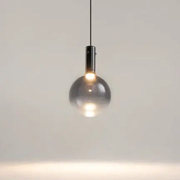 Pendelleuchte – Schwarzes Metall, Warmweißes Licht, 4 W Leistung, Ø20 cm - Nebula | Maytoni