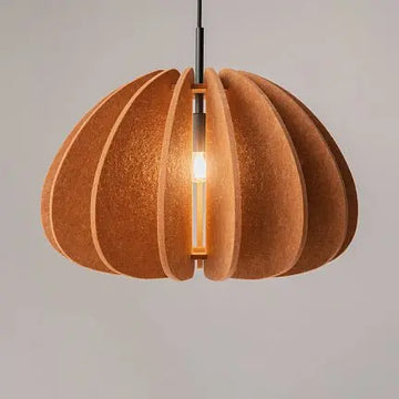 Pendant Light Felt Shade Bronze Metal Frame & Modern Design – Cambio | Maytoni
