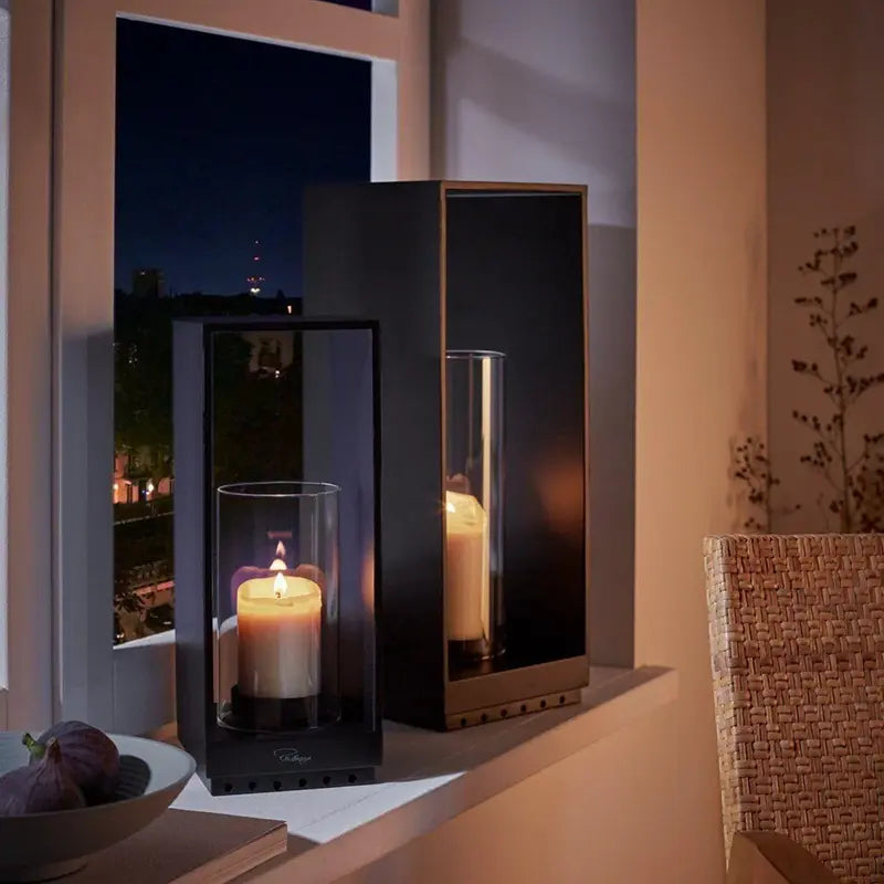 Powder-coated steel lantern, handmade frame – WISMA | Philippi