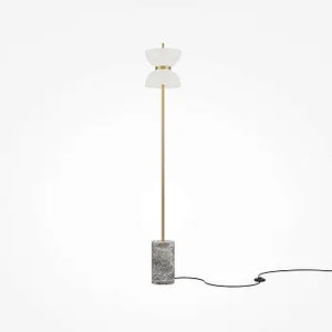 Stehleuchte – Goldfarbenes Metall, 11 W Leistung, Warmweiß, 145 cm Höhe - Kyoto | Maytoni