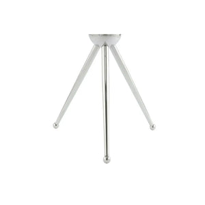 Table with Stainless Steel Frame Clear Glass Top & Handmade – Ontario 325 | Kayoom