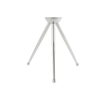 Table with Stainless Steel Frame Clear Glass Top & Handmade – Ontario 325 | Kayoom