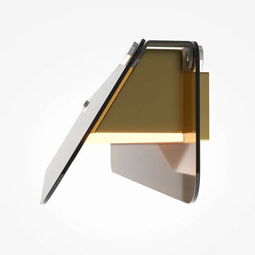 Wall lamp Black Chrome, Glass Sphere, Integrated LED - Flat | Maytoni