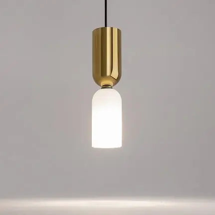 Pendant Lamp Modern Metal and Glass Accent in Gold with Elegant Shade Design – Memory | Maytoni