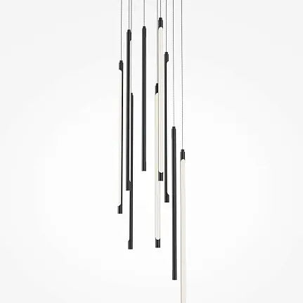 Pendant light Brushed brass finish & opal glass diffuser – Jupiter MOD236PL‑L54B3K | Maytoni
