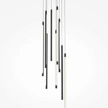 Pendant light Brushed brass finish & opal glass diffuser – Jupiter MOD236PL‑L54B3K | Maytoni