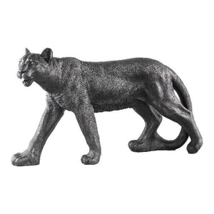 Leopardenstatue - Ethan Schwarz von PTMD - Esszett Luxury | Stilvolles Wohnen mit Charakter