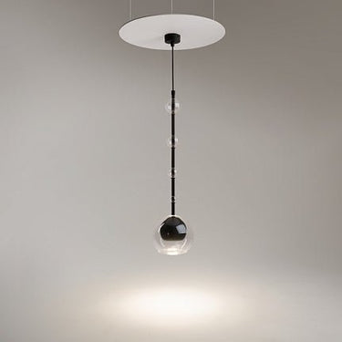 Pendelleuchte Schwarzes Metall & Glas Modernes Design & Integrierte LED – Ros | Maytoni - Esszett Luxury | Stilvolles Wohnen mit Charakter