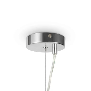 Pendelleuchte – Chrom Metall, 6-flammiges Design, Glasschirme - Dallas | Maytoni