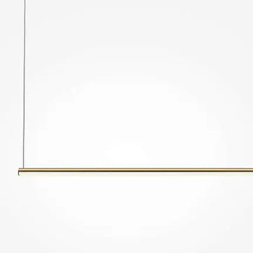 Black & Gold Finish Linear Design & Integrated LED Pendant Lamp – Halo | Maytoni