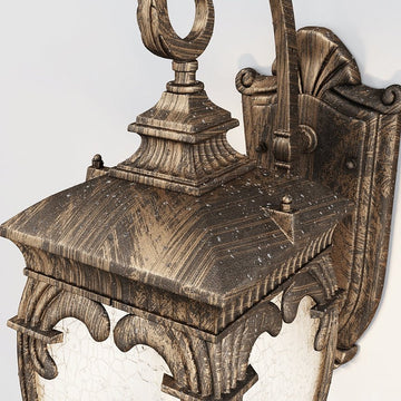 Wandleuchte mit Aluminiumrahmen in Schwarz - Gold und Glaskuppel – Fleur | Maytoni - Esszett Luxury | Stilvolles Wohnen mit Charakter