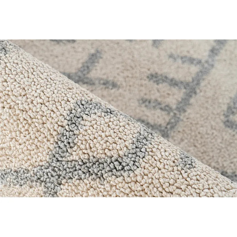 Carpet with Modern Graphic Design 8 mm Pile Height & Jute Backing – Gene 225 | Kayoom