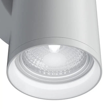 Wandleuchte – Weißes Aluminium, 2× GU10 Fassung, 10 W Leistung, 15 cm Höhe - Focus S | Maytoni