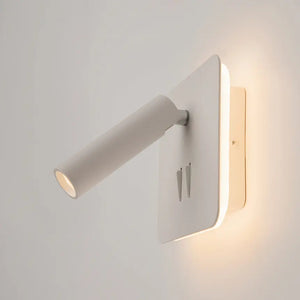 Wandleuchte – Weißes Aluminium, IP20 Schutz, Warmweiß, 13 cm Höhe - Ios 176 | Maytoni