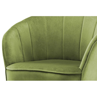 Sessel mit Samtbezug, Ziersteppung und Metallbeinen – Loulan 125 | Kayoom - Esszett Luxury | Stilvolles Wohnen mit Charakter
