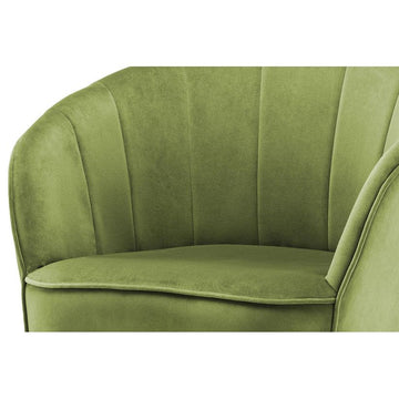 Sessel mit Samtbezug, Ziersteppung und Metallbeinen – Loulan 125 | Kayoom - Esszett Luxury | Stilvolles Wohnen mit Charakter