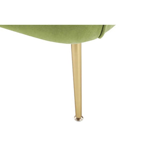Sessel mit Samtbezug, Ziersteppung und Metallbeinen – Loulan 125 | Kayoom - Esszett Luxury | Stilvolles Wohnen mit Charakter