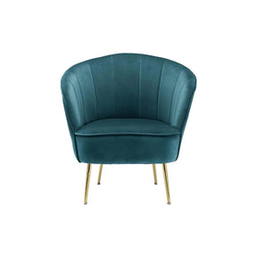 Sessel mit Samtbezug, Ziersteppung und Metallbeinen – Loulan 125 | Kayoom - Esszett Luxury | Stilvolles Wohnen mit Charakter