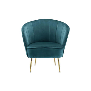 Sessel mit Samtbezug, Ziersteppung und Metallbeinen – Loulan 125 | Kayoom - Esszett Luxury | Stilvolles Wohnen mit Charakter