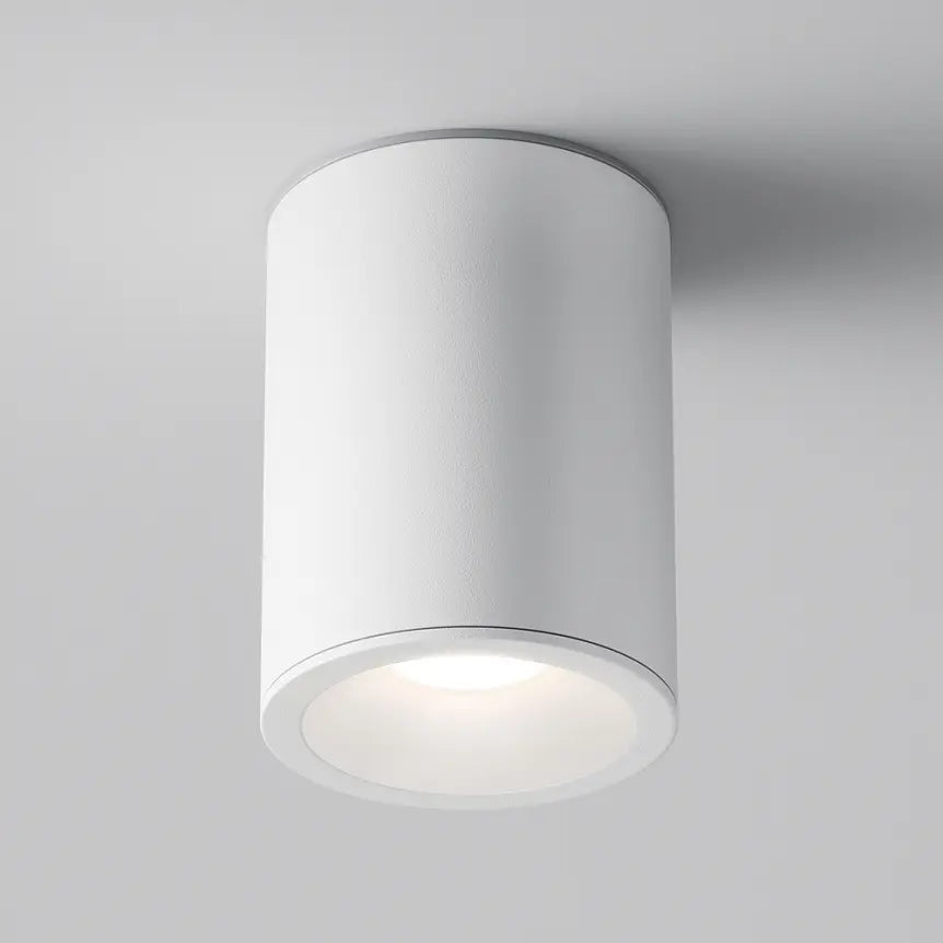 Deckenleuchte – Weißes Finish, Aluminium Gehäuse, GU10 Fassung, Ø8,5 cm - Zoom | Maytoni