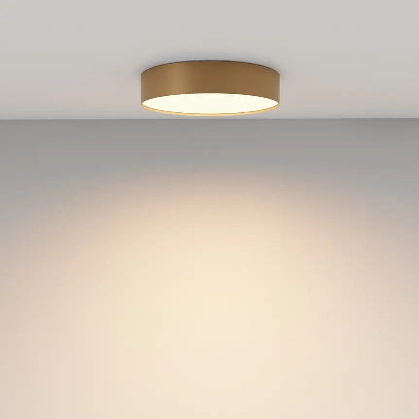 Ceiling lamp matt gold aluminum with LED and warm white light – Zon | Maytoni