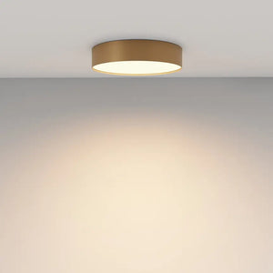 Ceiling lamp matt gold aluminum with LED and warm white light – Zon | Maytoni
