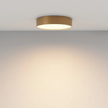 Ceiling lamp matt gold aluminum with LED and warm white light – Zon | Maytoni
