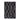 Teppich – Hochflor Design, Diamantgitter Muster, Anthrazit Farbton, 80 x 150 cm - Orlando 125 | Kayoom