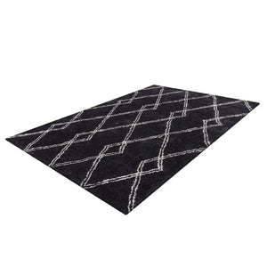 High-Pile Rug Diamond Pattern Suitable for Underfloor Heating – Orlando 125 | Kayoom