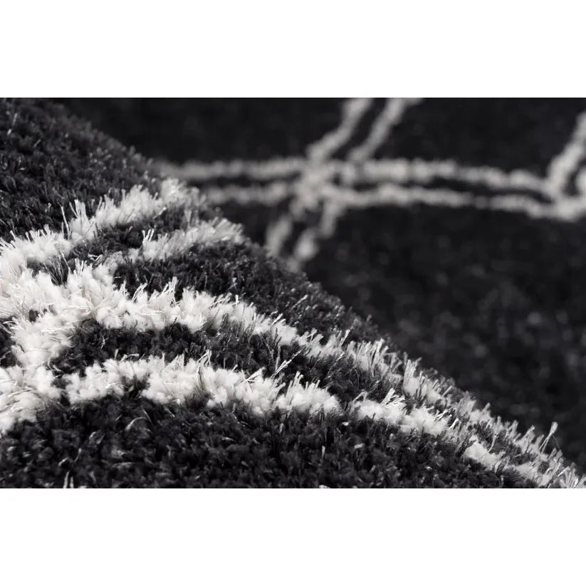 High-Pile Rug Diamond Pattern Suitable for Underfloor Heating – Orlando 125 | Kayoom