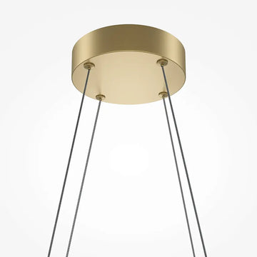 Pendelleuchte – Messingfarbenes Aluminium, 40 W Leistung, 307,0 cm Höhe - Halo | Maytoni