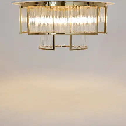 Ceiling Lamp Gold Finish & Crystal Elements - Frame | Maytoni