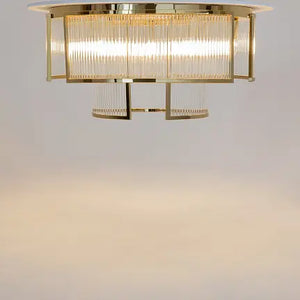 Ceiling Lamp Gold Finish & Crystal Elements - Frame | Maytoni