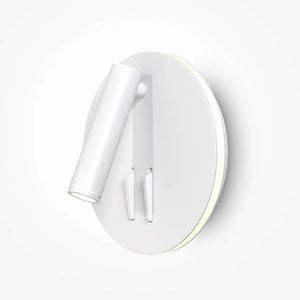 Wandleuchte – Weißes Aluminium, IP20 Schutz, Warmweiß, 14 cm Höhe - Ios 176 | Maytoni