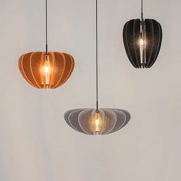 Pendant Light Felt Shade Bronze Metal Frame & Modern Design – Cambio | Maytoni