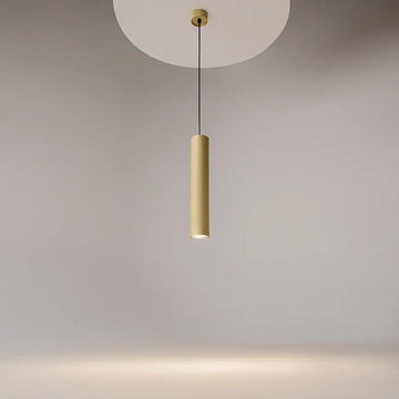 Pendant lamp Matt golden aluminum housing with texture, modern design and GU10 socket – Artisan | Maytoni