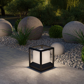 Landscape Lights Graphite-Aluminum & white acrylic diffuser – O455FL-01GF | Maytoni