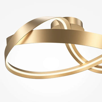 Ceiling Light Brass Finish with Integrated LED – Plons | Maytoni