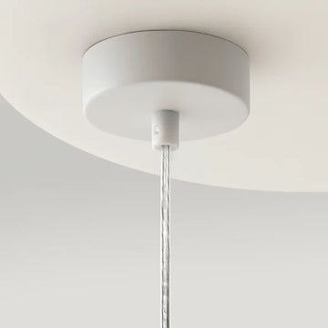 Pendelleuchte – Weißes Metall, Sechs G9-Fassungen, Glasschirme, IP20 Schutz - Ring | Maytoni